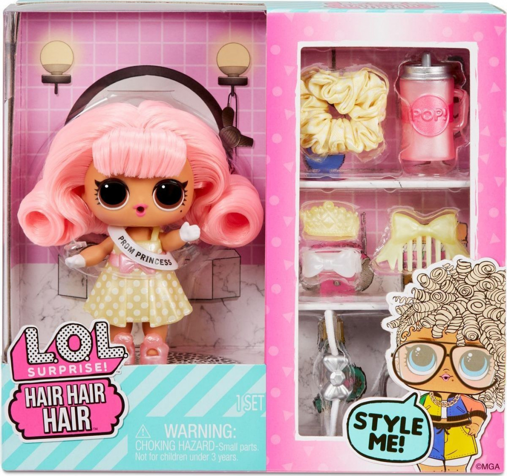 L.O.L. Surprise! Hair Hair Hair Vlasatice růžové vlasy