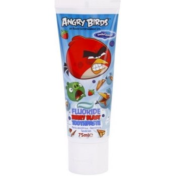 EP Line Angry Birds Firefly zubná pasta pre deti (Fluoride Berry Blast) 75 ml