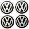 Nálepky na kolesá VW čierne 7,5cm
