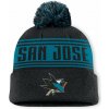 Fanatics Pánska Zimná Čiapka San Jose Sharks A/CAP Beanie Cuff W/Pom