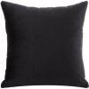 DESIGN 91, Obliečka na vankúš - Melania, čierna 40 x 40 cm