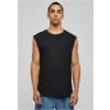 UC Mena Black sleeveless t-shirt with open brim čierna