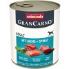 Výhodné balenie animonda GranCarno Original 12 x 800 g - losos a špenát