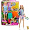 Bábika Barbie HDF73 Malibu Camping traveller + príslušenstvo