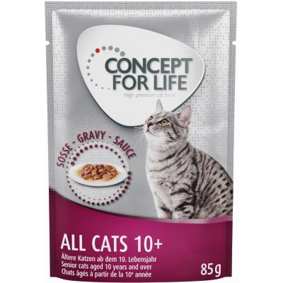 Concept for Life kapsičky, 48 x 85 g - 10 € zľava - All Cats 10+ v omáčke
