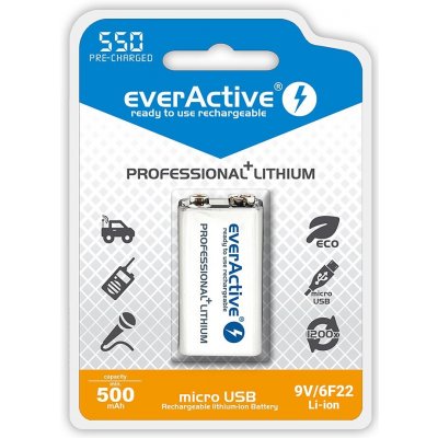 everActive 9V 550mAh 1ks EVHR22-550 od 10,9 € - Heureka.sk
