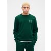 GAP Sweatshirt with logo - Men's biela | zelená M GAP 1200148235367