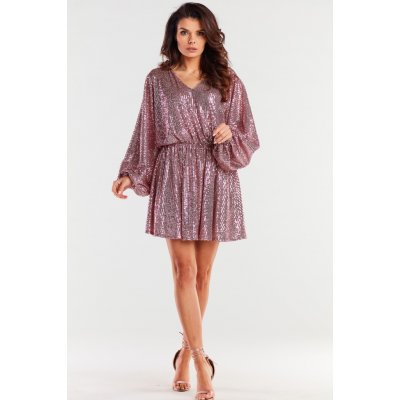 Awama Woman's Dress A485 Pink