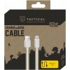 AppleMix Synchronizačný a nabíjací kábel TACTICAL - Lightning pre zariadenia Apple - biely - 1 m