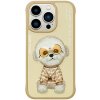 Zadný kryt NIMMY case GLASSES COOL DOG pre Apple iPhone 15 Pro Max, khaki