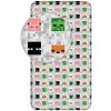 JERRY FABRICS Prestieradlo Minecraft Adventure Bavlna, 90/200 cm