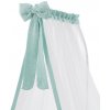 Italbaby Muslin baldachýn nad postieľku mentolový
