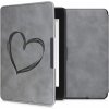KW Mobile Brushed Heart KW4974707 púzdro pre Amazon Kindle Paperwhite 1/2/3 4063004238783 šedé