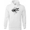 Still Plays With Planes - Mikina pánska Cape s kapucňou - 2XL ( Biela )