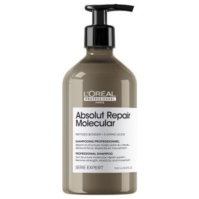 L'Oréal Professionnel Absolut Repair Molecular Professional Shampoo 500 ml Šampón Poškodené vlasy pre ženy