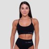 GymBeam Podprsenka String Black XXL