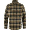 FJÄLLRÄVEN Värmland Heavy Flannel Shirt M, Dark Sand-Dark Navy - S