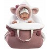 Bábika Llorens 74048 New Born - realistická bábika so zvukmi a mäkkým látkovým telom - 42 cm (8426265740482)