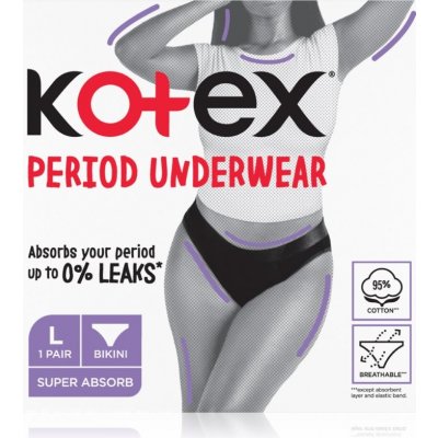 Kotex Period Underwear Size L menštruačné nohavičky veľkosť L 1 ks