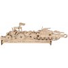 Ugears 3D drevené mechanické puzzle Brave UA Tractor