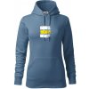 Turistická značka - žltá - Mikina dámská Cape s kapucí - 2XL ( Denim )
