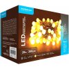 Modee Lighting LED vianočná reťaz 200 LED 20m teplá biela bobule