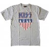 Kiss tričko Stars And Stripes Šedá M