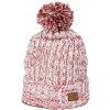 Dámska zimná pletená čiapka Finmark, WINTER HAT biela,červená,hnedá, UNI