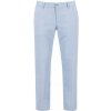 Pánske modré Luxury bavlna-ľan nohavice ALBERTO regular fit Veľkosť: 34/32