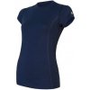 Tričko Sensor Merino Active - Dámske kr. rukáv Deep Blue S