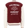 Alpha Industries zimná bunda Varsity Air Force Jacket burgundy Veľkosť: XL, Farba: bordová