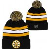 OUTERSTUFF Detská zimná čiapka Boston Bruins NHL Cuffed Beanie With Pom