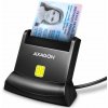 Čítačka eObčianok AXAGON CRE-SM4N Smart card / ID card StandReader, USB-A cable 1.3 m (CRE-SM4N)