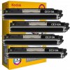 Toner Vision Tech HP CE310A black kompatibil 4x + papier