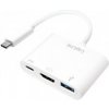 LogiLink adaptér USB-C 3.1 - HDMI, multiport, PD, biely UA0258
