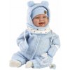 Llorens 84479 NEW BORN - realistická bábika bábätko so zvukmi a mäkkým látkovým telom - 44 cm