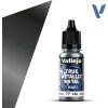 VALLEJO TRUE METALLIC 77.140 Šedá metalická akrylová airbrush farba 18 ml (VALLEJO 77.140 TRUE METALLIC METAL BASE OBSIDIAN BLACK / NEGRO OBSIDIANA / 18ml / 0.6 fl.oz.)