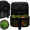 Teplovzdušná fritéza Zeegma ZE-KNAPPER CHEF BLACK 1600 W 6,5 l