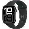 Apple Watch Series 10 42 mm klavírne čierny hliník s čiernym športovým remienkom M/L MWWF3QC/A