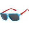 Sunmania Modro-červené detské slnečné okuliare 