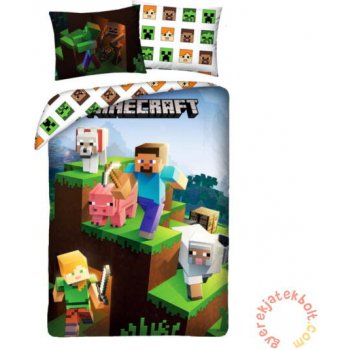 Halantex Obliečky Minecraft Farma animals Bavlna 140x200 70x90