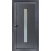 TeraGlass Plastové vedľajšie vchod. dvere 6komorové antracit/biela 100x210 cm, P