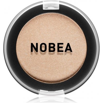 NOBEA Day-to-Day Mono Eyeshadow očné tiene s trblietkami odtieň Toasted almond 3,5 g