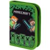 MINECRAFT peračník, jednozipsový, prázdny, 1 klopa, 21x13,5cm