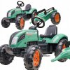 FALK Šliapací traktor 1054AB Farm Lander s vlečkou zelený