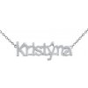 Silvego Strieborná retiazka s menom Kristýna JJJ2244N-Kristyna