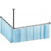 BEMETA Tyč sprchového závěsu rohová 1400x1400 mm (101120052)