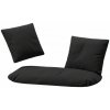 Gardlov 27380 Sada vankúšov pre dvojité závesné hojdacie kreslo, 3 kusy, čierna farba