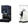 Gaggia New Classic EVO BC, blue + Eureka Mignon Silenzio, CR white