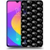 Picasee silikónový čierny obal pre Xiaomi Mi 9 Lite - Separ - White On Black